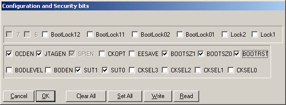 Fuses Bootloader