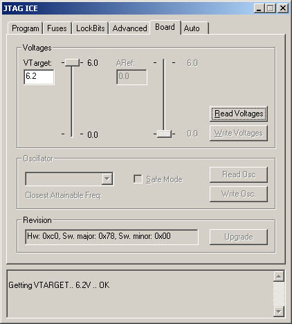 JTAG-ICE Information